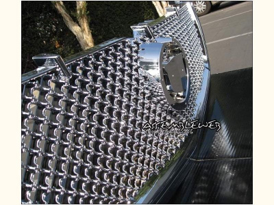 Cadillac Escalade (02-06) решетка радиатора хромированная, дизайн сетка.